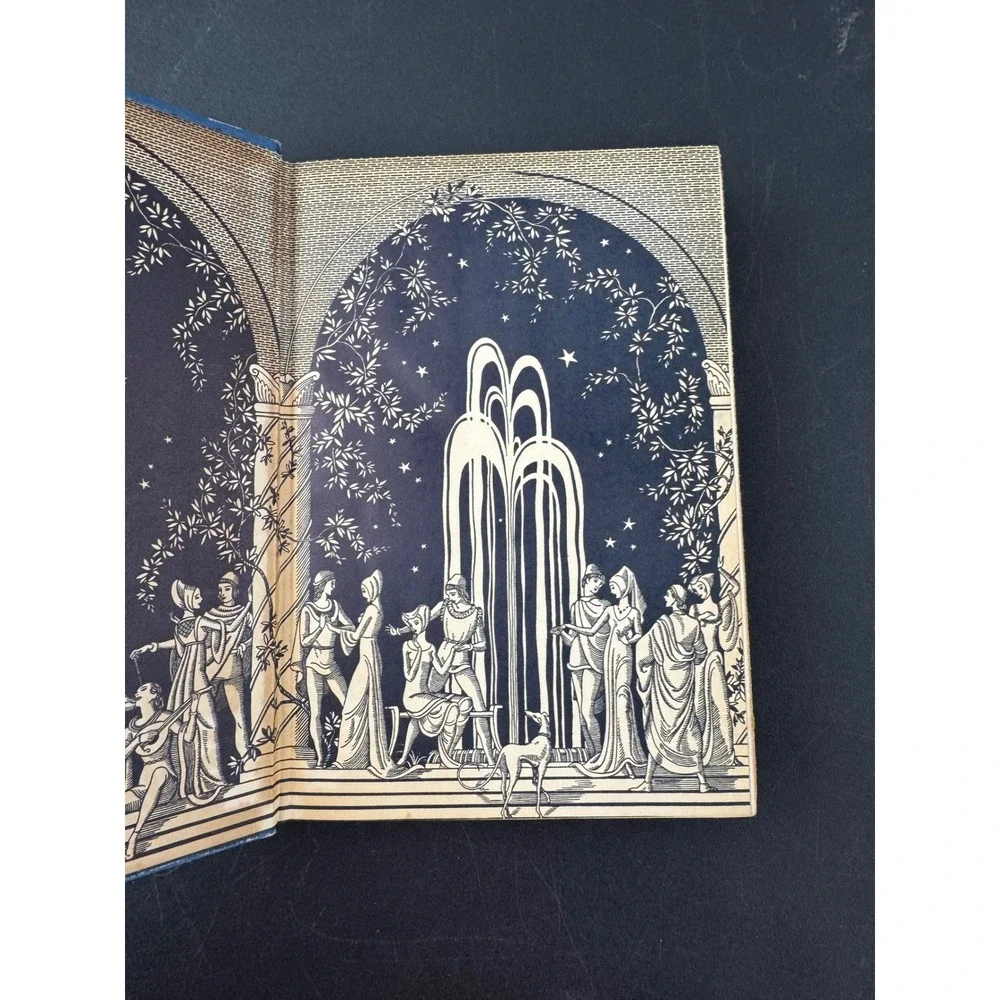 The Decameron Giovanni Boccaccio 1931 Blue Ribbon Steele Savage Illustrated‎